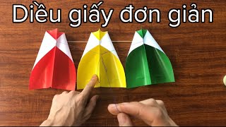 cách làm diều giấy, làm diều giấy ,cách làm diều, làm diều, 3 cánh chim én bay ngất trời