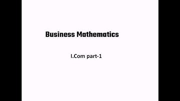 Linear equations solved with exercise / I. Com part-1 / Business Mathematics/ chapter #6