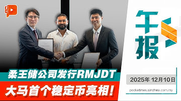 【百格午报】柔王储公司发行RMJDT 稳定币引爆市场关注 | 10.12.2025