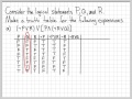 How To Solve Truth Tables