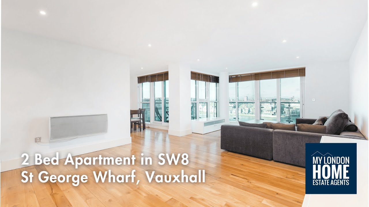 To Let - Ensign House, St George Wharf, Vauxhall, SW8 - 2 Bed Apartment £4,500/pcm