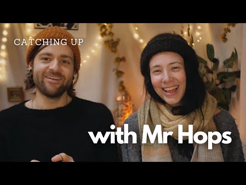 Catching up w/ Mr Hops | A finished ribbed hat u0026 a few WIP knits | Heather u0026 Hops Knitting Podcast |