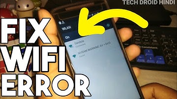 Repair Your Error WiFi Fix NvRam Error On Any Android Phone Permanently