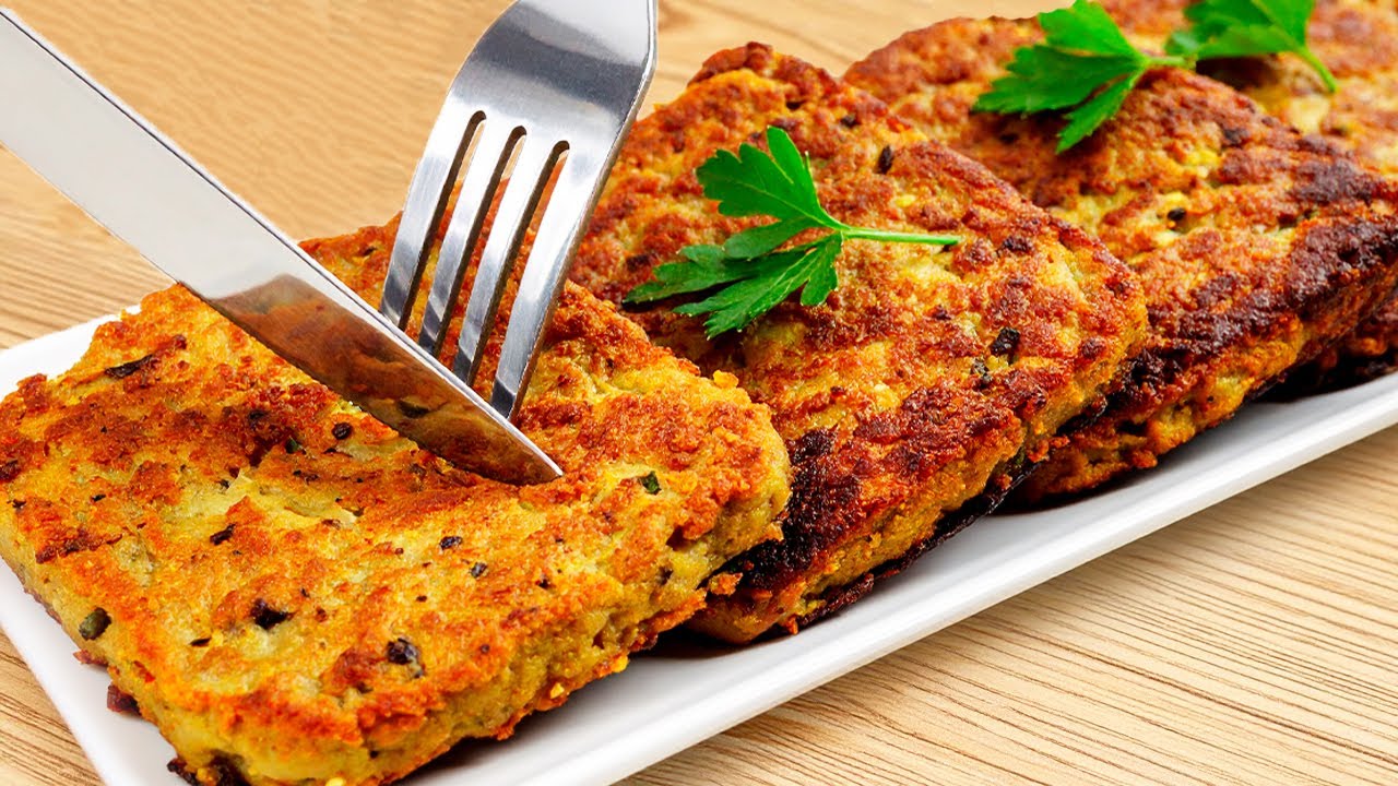 Haben Sie 2 Eier und 2 Aubergine? Das beste Zucchini-Rezept! Schnelles Abendessen! Lecker!