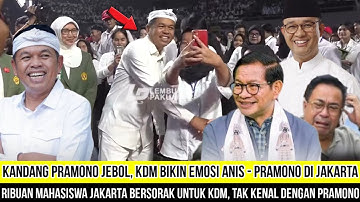 KDM Bikin Emosi Anis-Pramono Di Depan Ribuan Mahasiswa Di Jakarta, Mereka Sebut Tak Kenal Pramono?