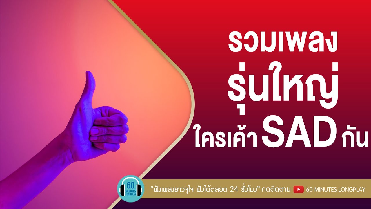 รวมเพลง รุ่นใหญ่ ใครเค้า SAD กัน [ เรื่องขี้หมา,เจ็บปวดที่งดงาม,สิทธิ์ของเธอ,ไม่เดียงสา ]【LONGPLAY】