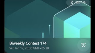 Leetcode BiWeekly Contest 174 LIVE || #leetcode  #coding #programming #contest
