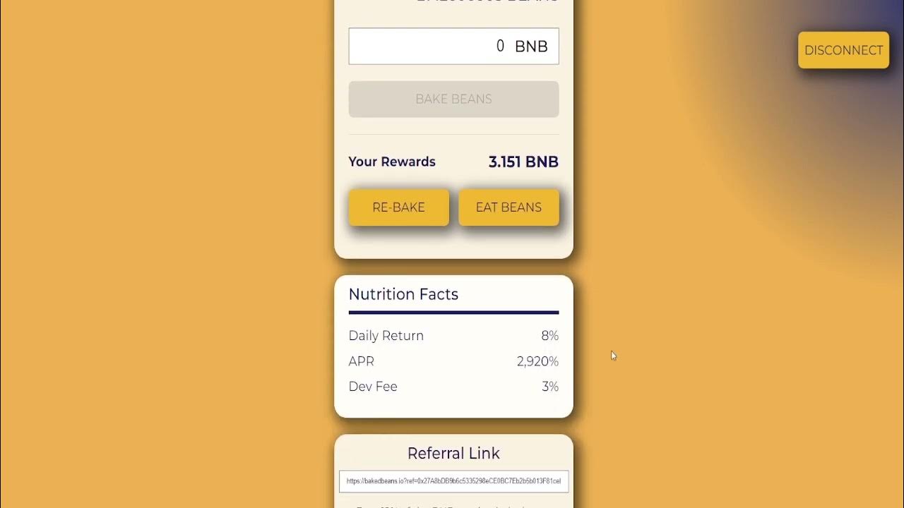 BAKED BEANS CRYPTO HOW TO MAKE 3 BNB A DAY ONLINE 🤯🤯🤯 YouTube