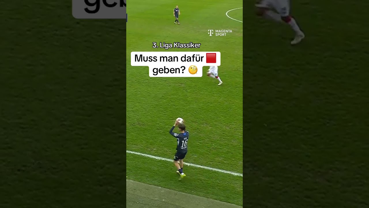 Kurioser Platzverweis! 👀🟥