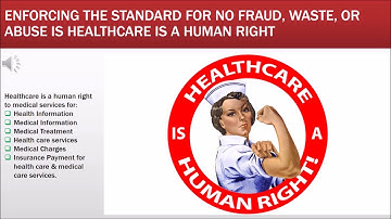 Presentation for Healthcare Fraud, Waste & Abuse