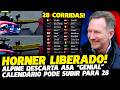 CHRISTIAN HORNER LIBERADO PARA RETORNO, ALPINE DESCARTA ASA "GENIAL" E 28 SEDES | FÓRMULA 1
