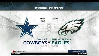 Willis Reaches 2,000 Yards - Cowboys (12-0) at Eagles (9-3) - Madden 12 Season 14