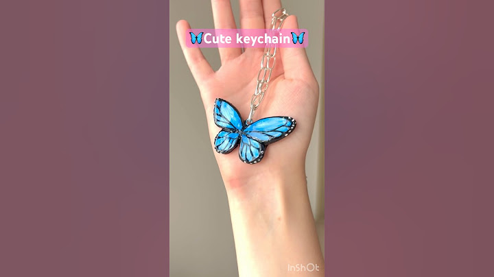 Cute keychain🦋✨