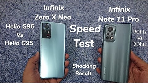 Infinix Note 11 Pro Vs Infinix Zero X Neo - Speed Test Shocking Result 😳 😳