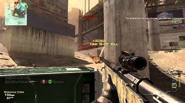 Modern Warfare 3 Quick scopes on Hardhat