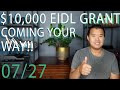 $10,000 EIDL Grant - More Funding, Good News!