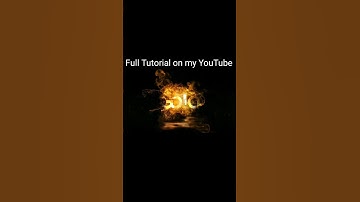 How to make Gold Parical intro in kinemaster #shorts