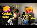 Kodak gold vs kodak colorplus  quelle est la meilleure pellicule 