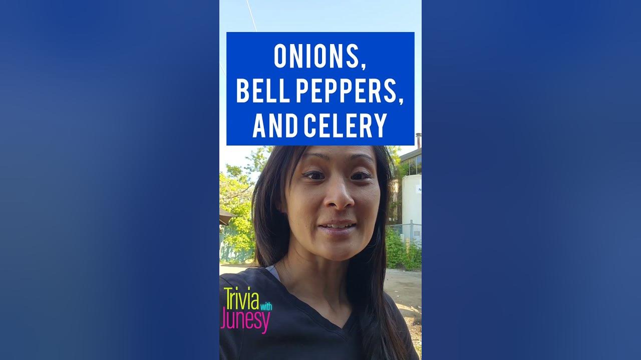 The Cajun holy trinity of cooking consists of what three vegetables