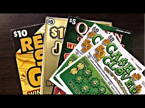 COOL LOOKING TICKETS! $27 Mix of Louisiana Lottery Scratch Tickets - YouTube