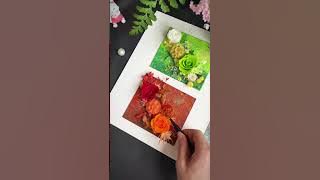 Preserved Flowers x Texture Painting 🌿🌼