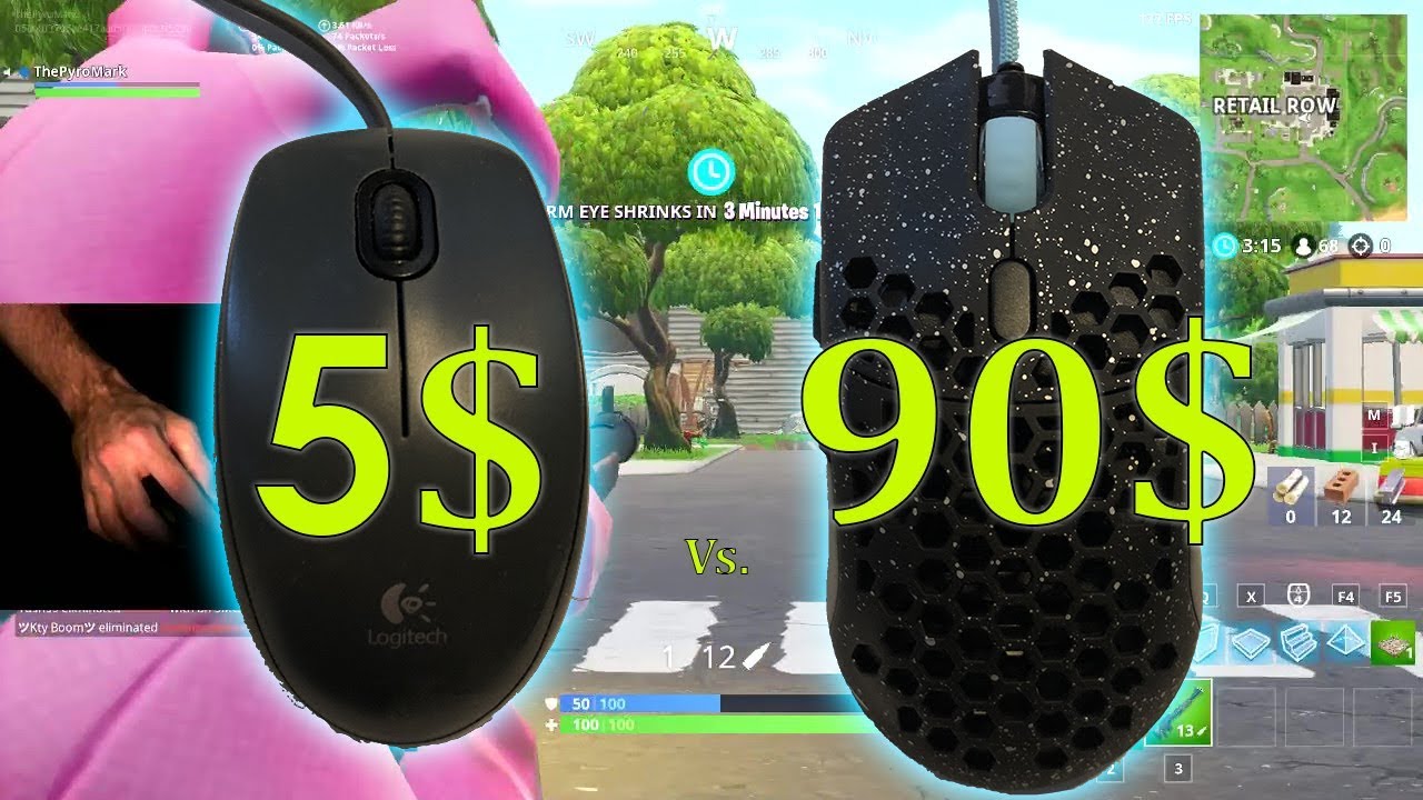 5$ Mouse Vs. 90$ Mouse: Fortnite Battle Royale - YouTube - 1280 x 720 jpeg 182kB