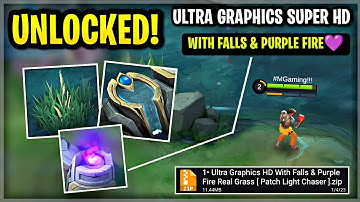 Unlock ULTRA GRAPHICS In Mobile Legends With WaterFalls & Purple Fire [ Patch Light Chaser ]