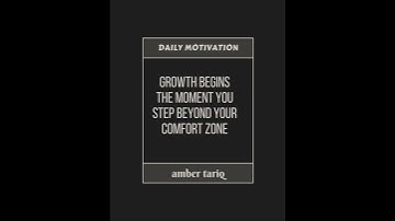 🌱 Growth Begins the Moment You Step Beyond Your Comfort Zone 💪 | Motivational Video