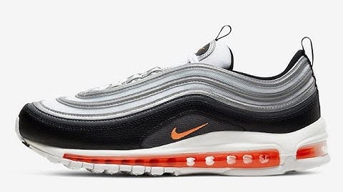 Nike air max 97 orange and black