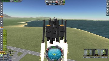 Kerbal Space Program  rocket launch gone wrong
