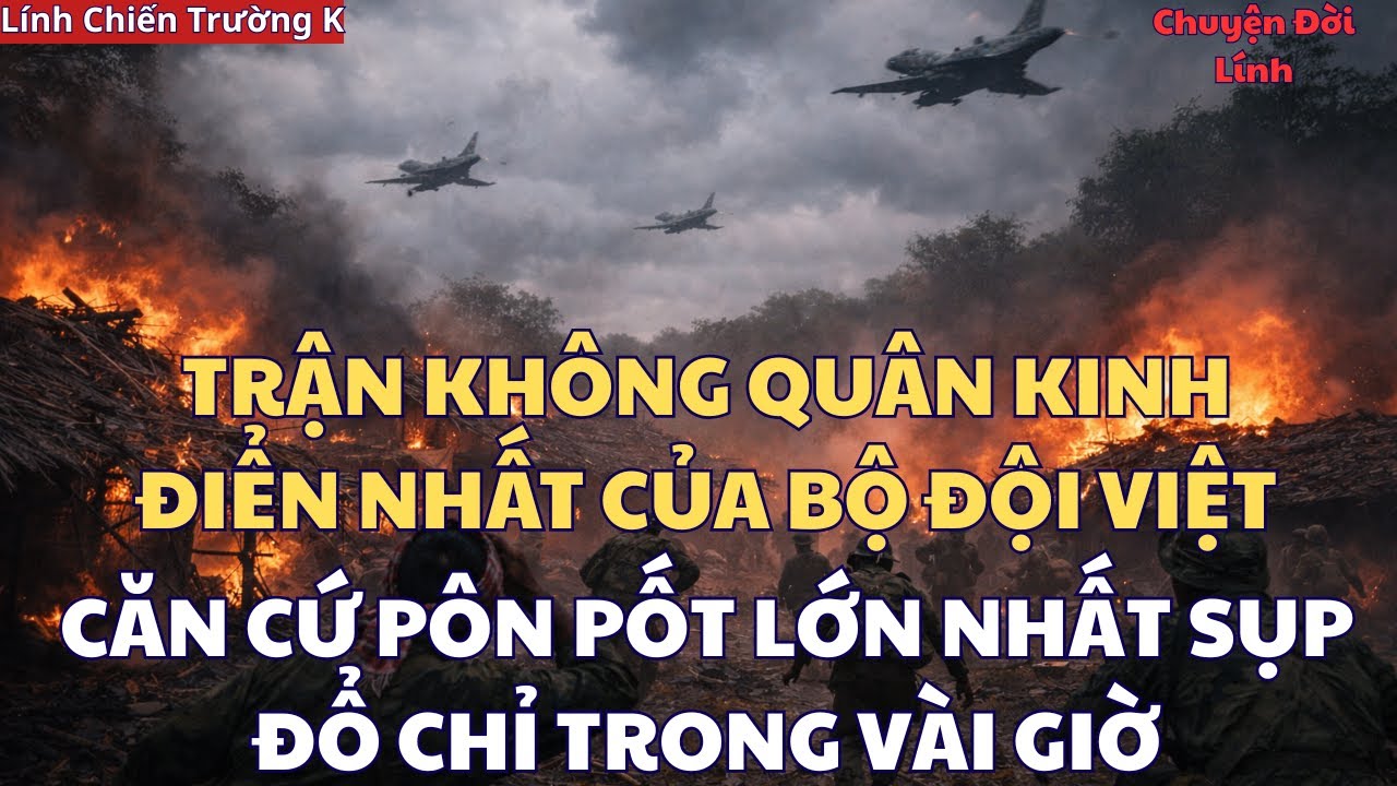 Trận KHÔNG KÍCH Kinh Điển Nhất Của Lính Việt - Căn Cứ LỚN NHẤT Của Pôn Pốt SỤP ĐỔ Trong Vài Giờ