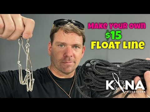 Inexpensive DIY Spearfishing Float Line Setup, Spearfishing Kona