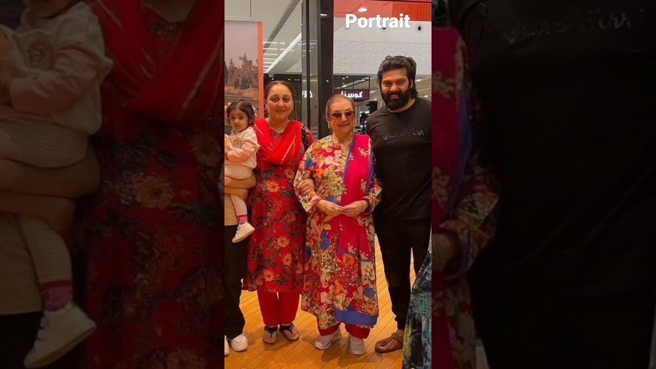 actor arya sayeesha family with baby