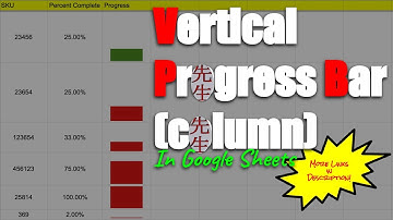 Vertical Progress Bar (Column ) in Google Sheets