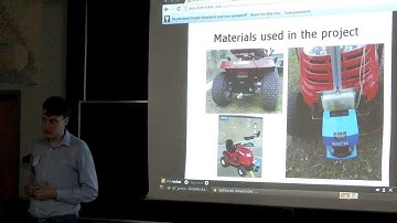 Localization in orchards using Extended Kalman Filter for sensor fusion