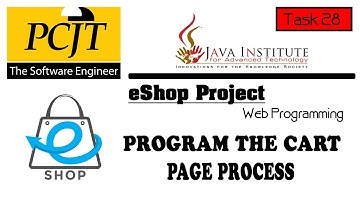 Web Project Task 28 | Java Institute | 1st Year | eShop @Java Institute for Advanced Technology