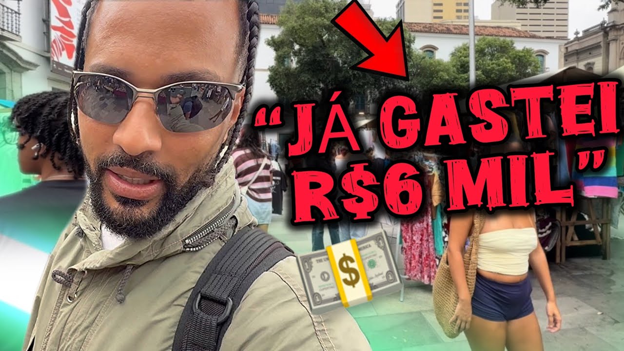 GASTEI muito DINHEIRO em MENOS de 6H na FEIRA do ROLO | MUAMBROS