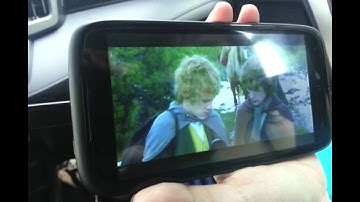 CloudFone Thrill 530qx playing a movie from a USB