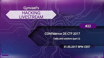 Hacking Livestream #22: CONFidence DS CTF 2017 (part 2)