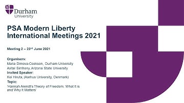 Hannah Arendt’s Theory of Freedom: What It is and Why It Matters