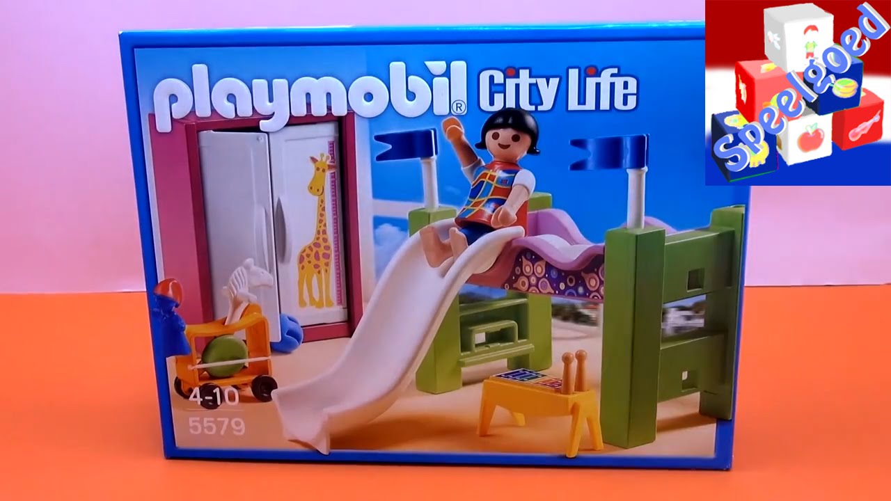 nevel Pacifische eilanden Glimmend Playmobil City Life Kinderkamer met hoogslaper-glijbaan! PLAYMOBIL 5579  Unboxing | Nederlands - YouTube