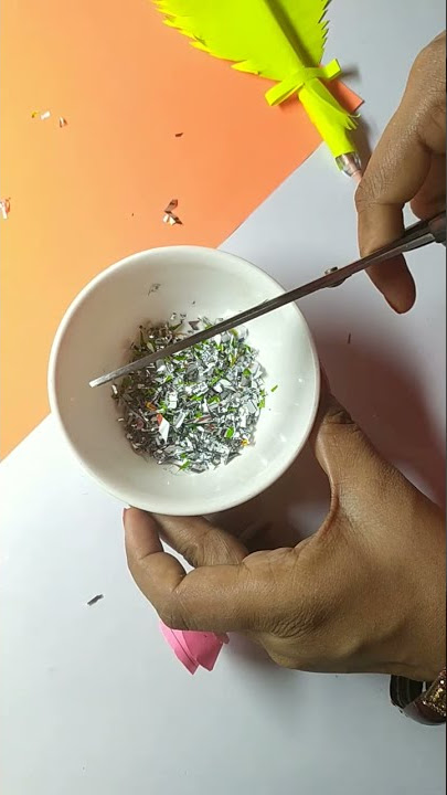 How to make Glitter at home/DIY Glitter/Homemade Glitter/How to make Glitter without Salt 031 #Short