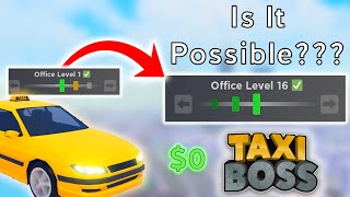 Can you complete Taxi Boss company without spending money? (Roblox Taxi Boss) screenshot 3