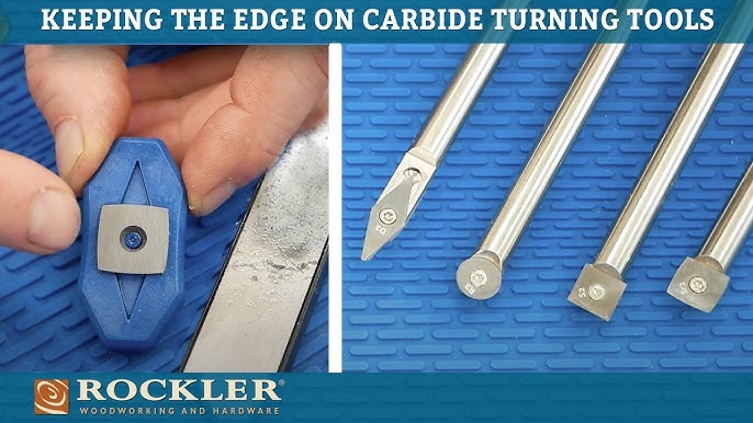 Sharpening Carbide Cutters (Woodturning How-to) 