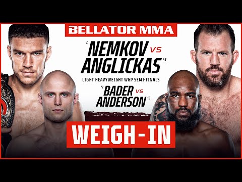 Weigh Ins | Bellator 268: Nemkov vs. Anglickas