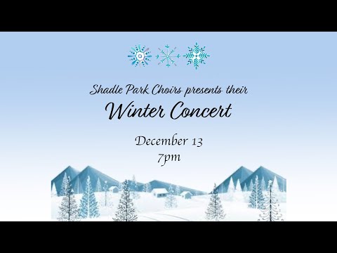 Shadle Park High School Winter Concert