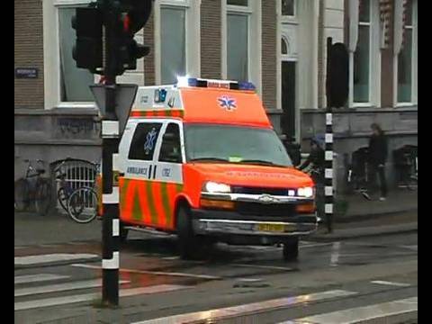 Ambulance responding Amsterdam