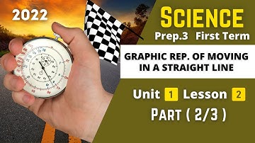 SCIENCE | Prep.3 | Graphic Rep. of Moving in a Straight Line #2 | Unit 1 - Lesson 2