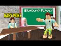 So I Took BABY POKE To Bloxburg School.. (Roblox)