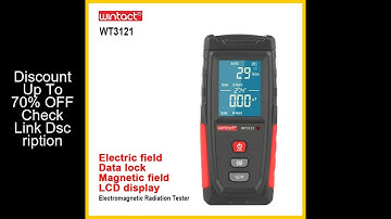 WINTACT EMF tester Electromagnetic Field Radiation Detector Tester Emf Meter Handheld Portable Emiss